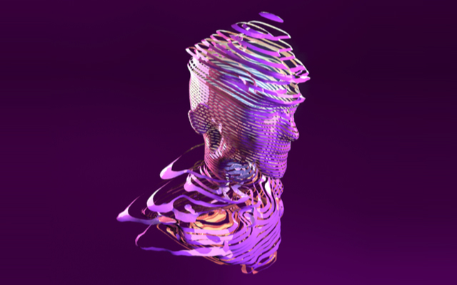 C4D制作立体人像组成的条纹海报设计教程