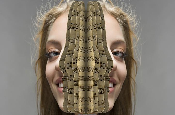 Photoshop合成被翻开书本的头像图片设计教程