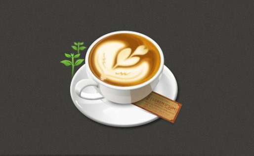 Photoshop设计解析花式咖啡杯的画法教程