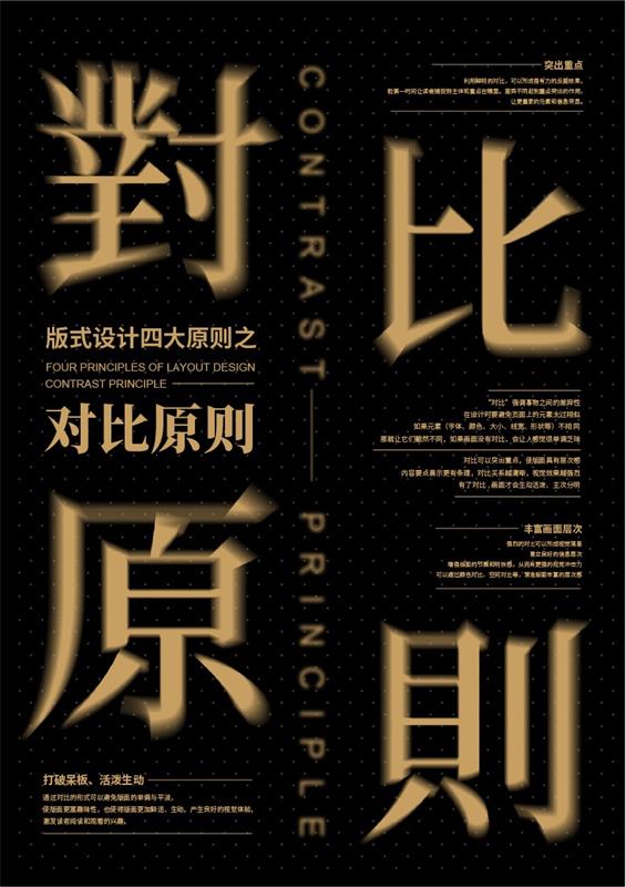 详细解析板式设计中的对比原则