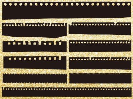 逼真的电影胶片效果PS形状