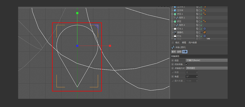 C4D制作矢量风格的手机和定位器