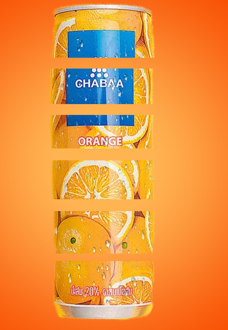 Photoshop制作被切割的易拉罐效果图