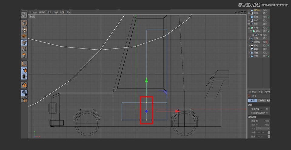 C4D制作逼真的乐高小汽车建模教程