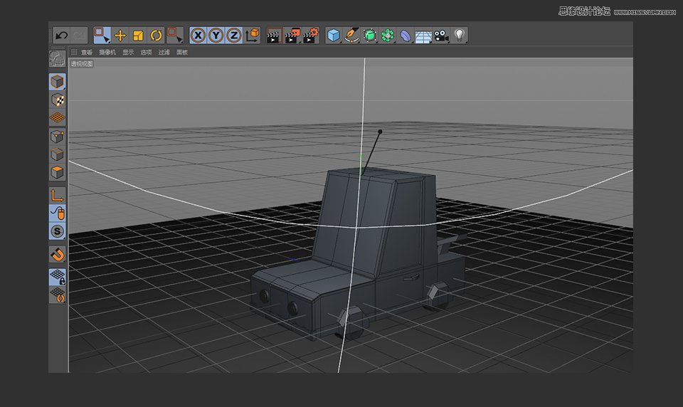 C4D制作逼真的乐高小汽车建模教程