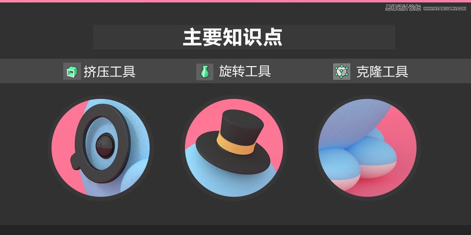 C4D绘制可爱的小章鱼建模教程