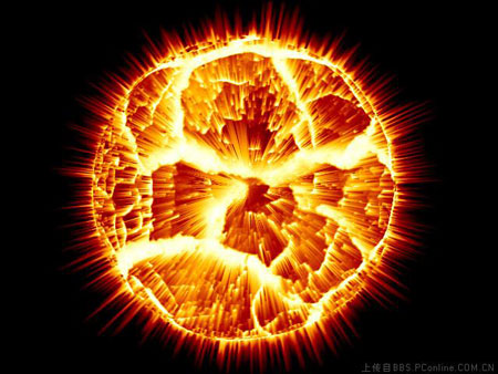 Photoshop滤镜巧用素材制作逼真的星球爆炸效果