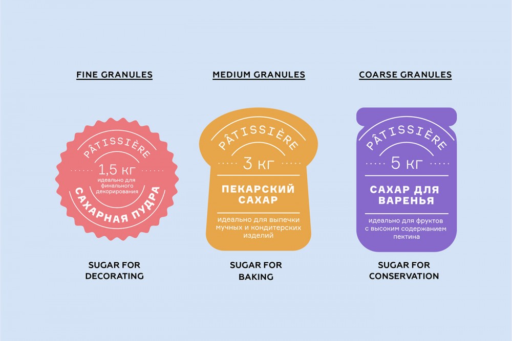 半调网纹风格Patissiere糖包装设计欣赏