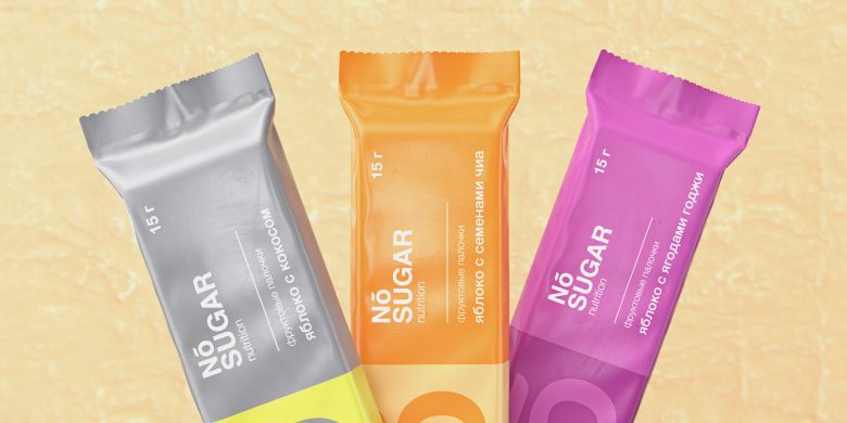 简约风格的无糖食品包装设计欣赏