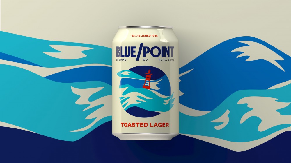Blue Point精酿啤酒品牌包装设计欣赏
