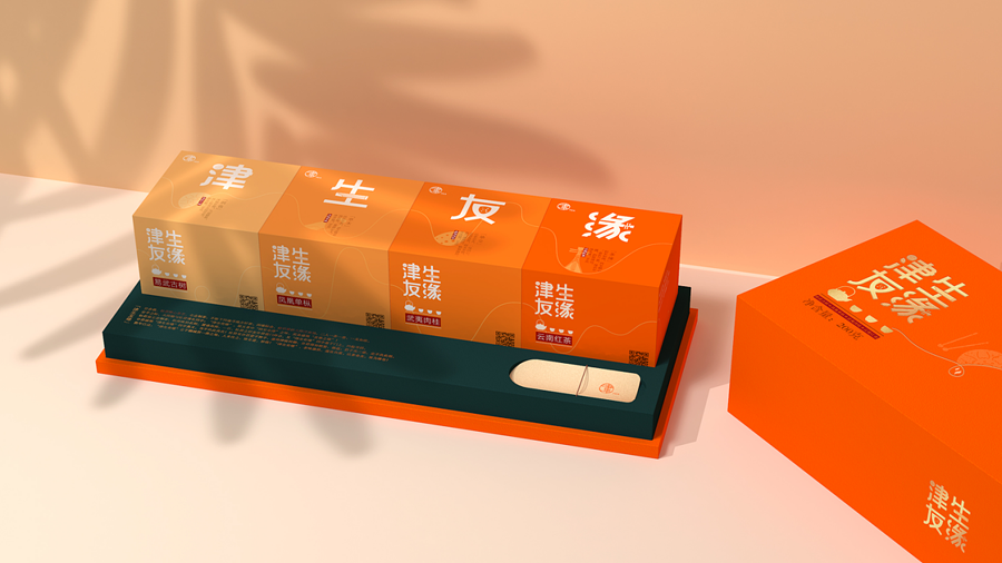 津生友缘茶叶包装设计欣赏