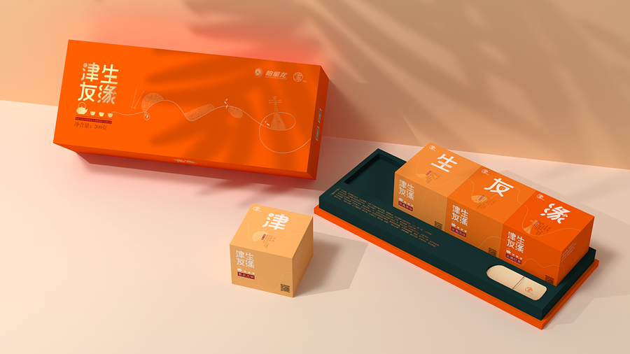 津生友缘茶叶包装设计欣赏