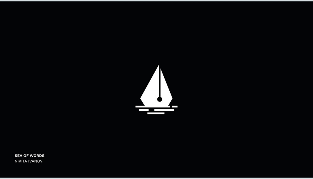 18款钢笔图案变形的LOGO设计欣赏