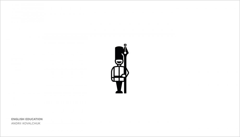 18款钢笔图案变形的LOGO设计欣赏