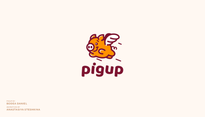 可爱动态插画主题标志设计欣赏