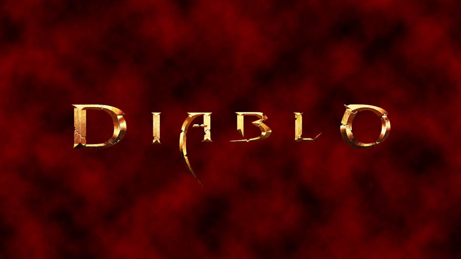 Photoshop制作暗黑破坏神主题金属字教程