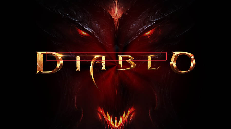 Photoshop制作暗黑破坏神主题金属字教程