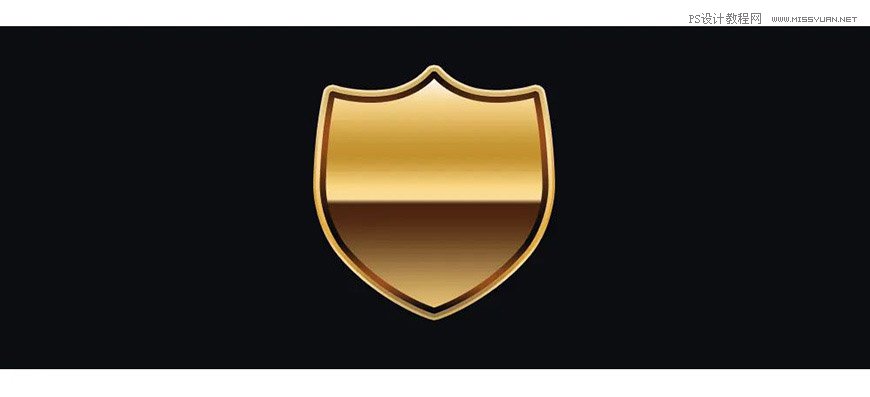 Photoshop制作金色的海报标题文字教程