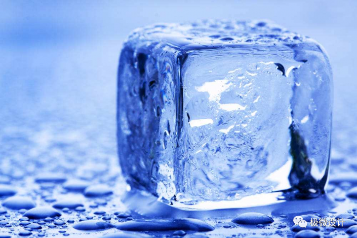 Photoshop合成溶解在冰块中的水果