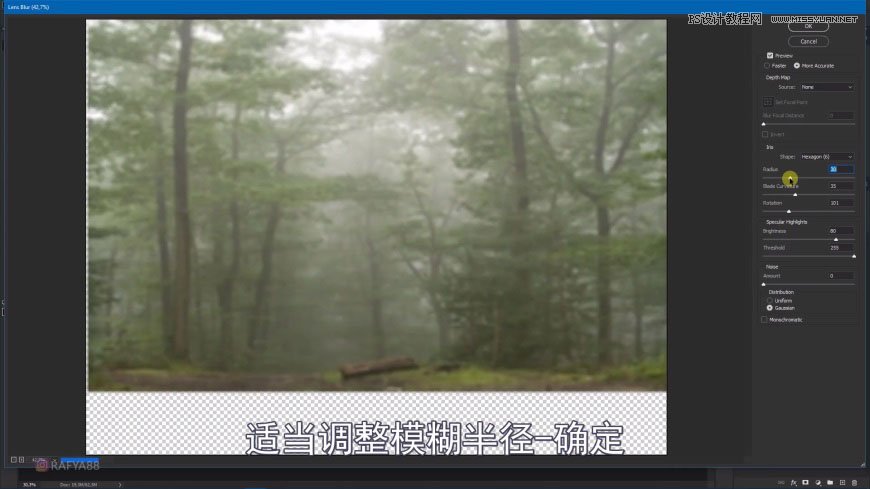 Photoshop创意合成森林中的新娘和鸟笼