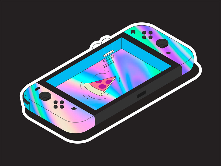 Photoshop结合AI制作炫酷的手机贴纸设计教程