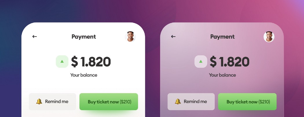 2021年UI设计师值得学习的极光风趋势