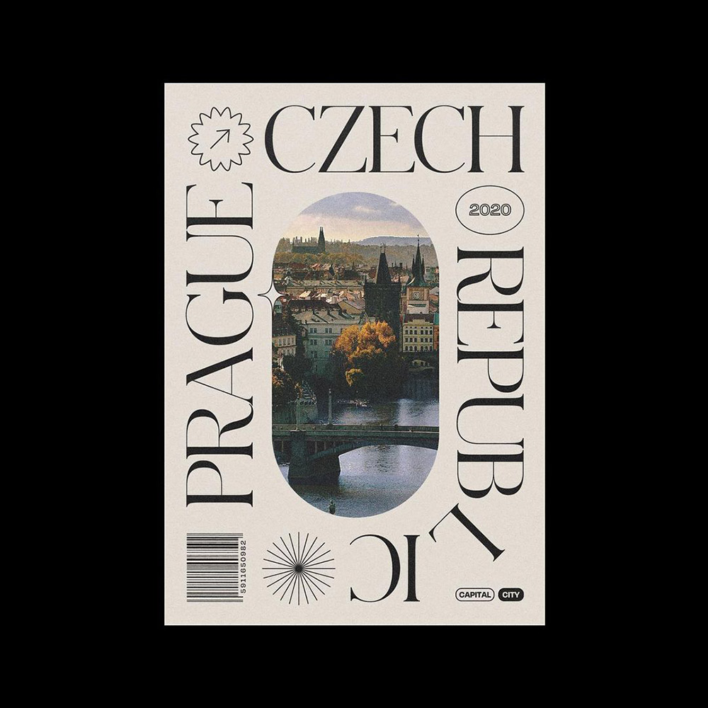 精选复古质感的英文文字排版设计欣赏