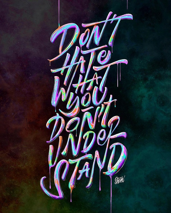 40款国外创意手写字体排版设计欣赏