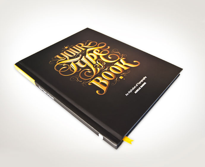 华丽大气的黄金立体字设计欣赏