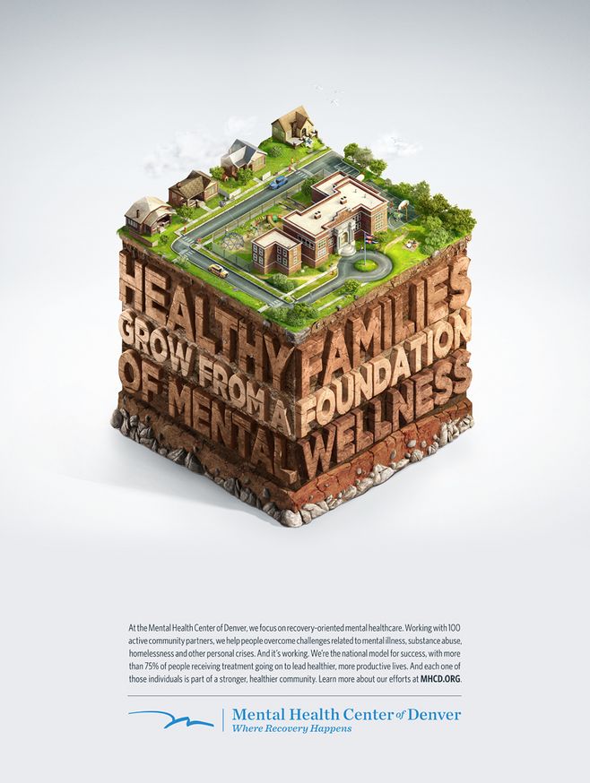 立体特效的创意广告设计欣赏