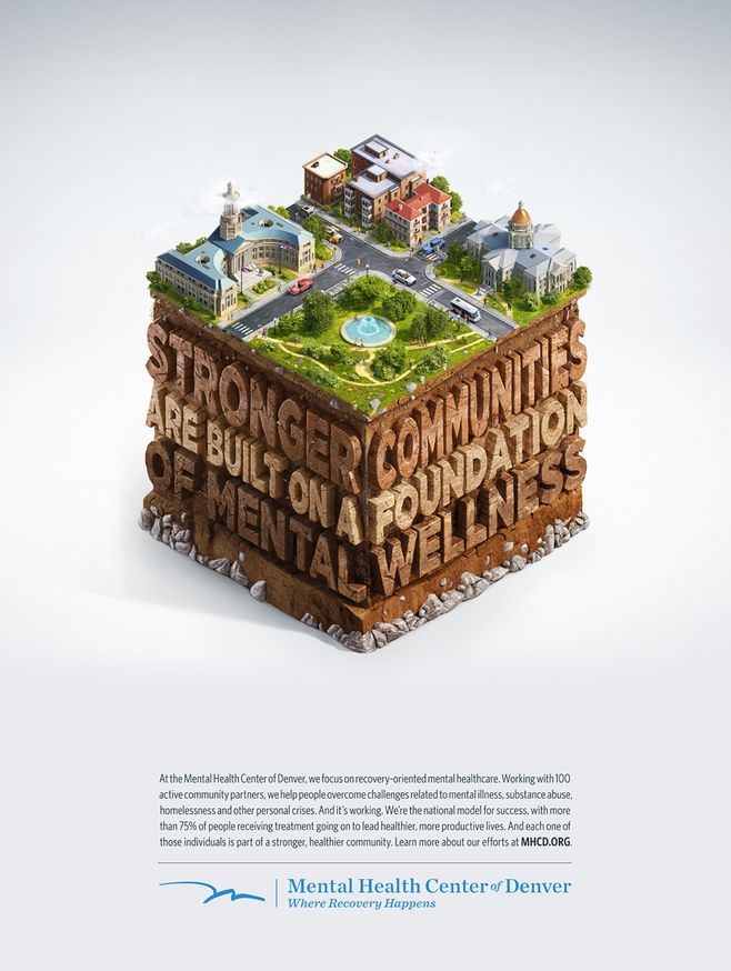 立体特效的创意广告设计欣赏