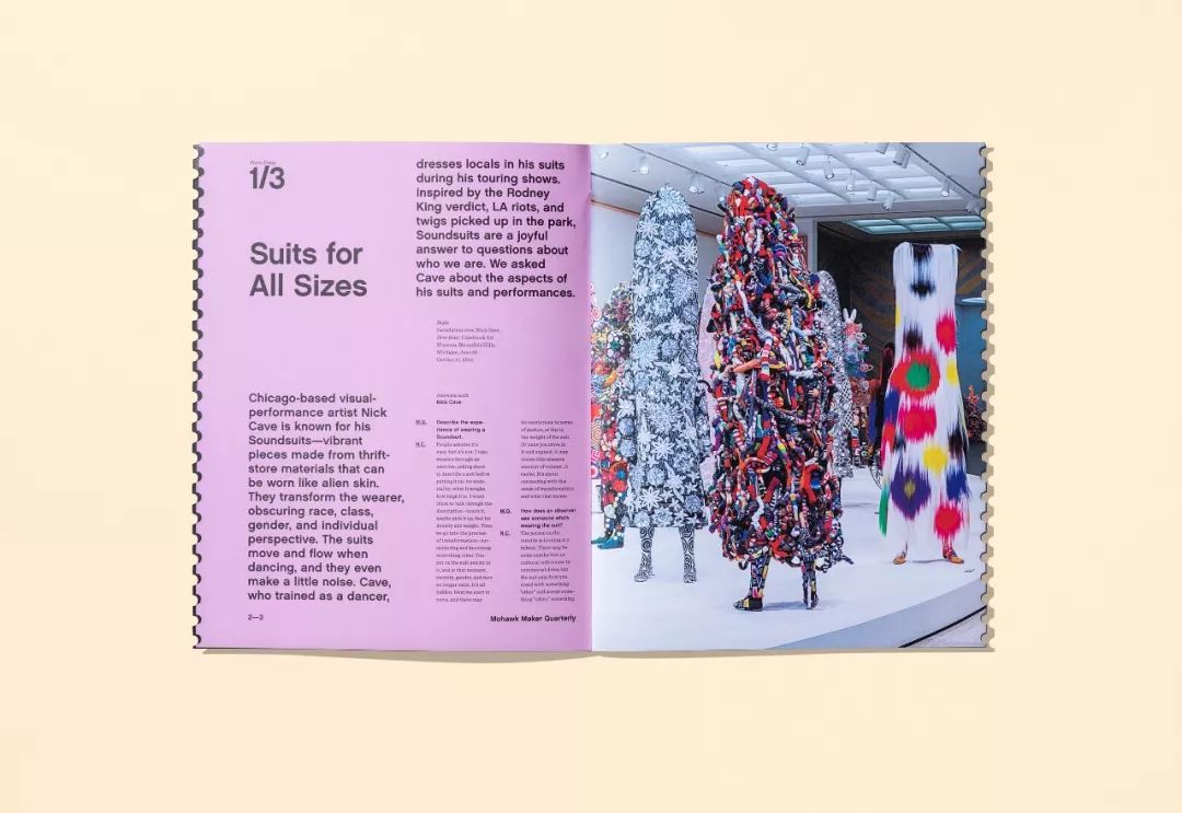 纸张生产商Mohawk期刊版面设计欣赏