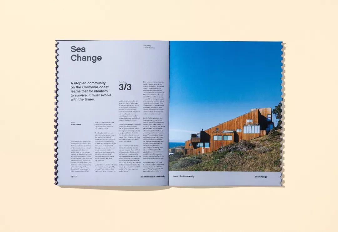 纸张生产商Mohawk期刊版面设计欣赏