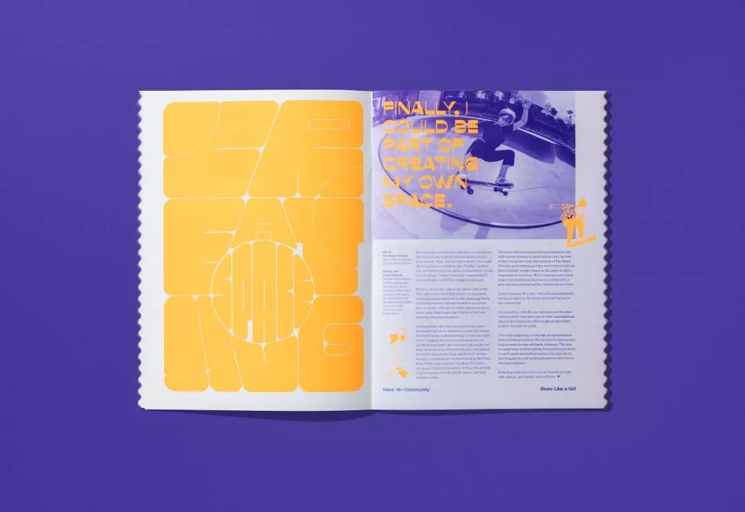 纸张生产商Mohawk期刊版面设计欣赏