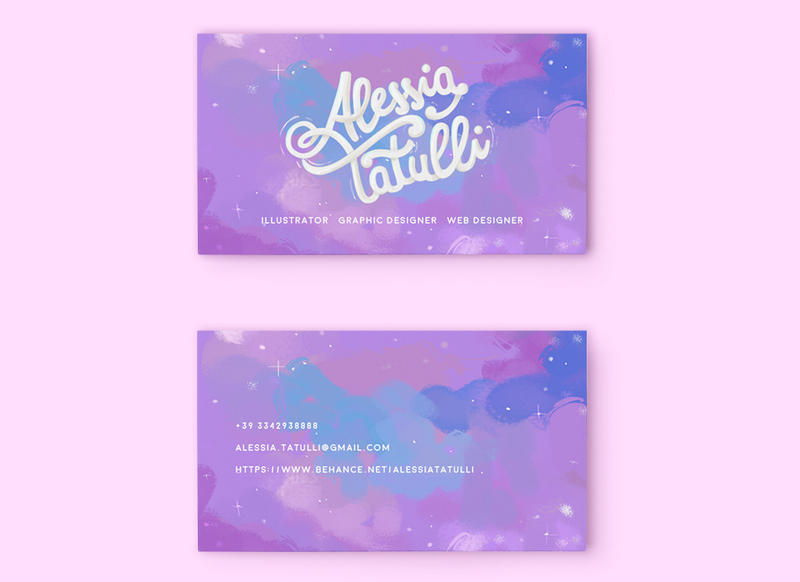 11款可爱风格女性名片设计欣赏