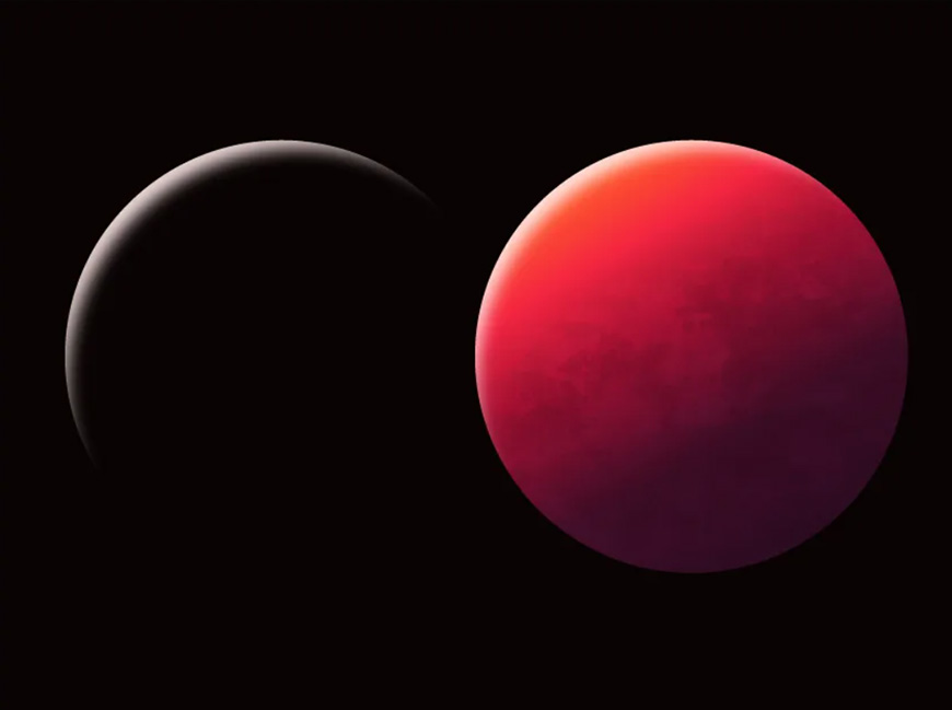 Illustrator绘制复古磨砂风格的星球