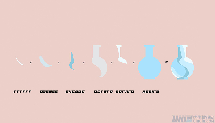 Illustrator绘制扁平化风格的室内效果图