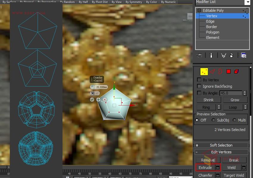3DXMAX制作欧式古典风格的雕花建模