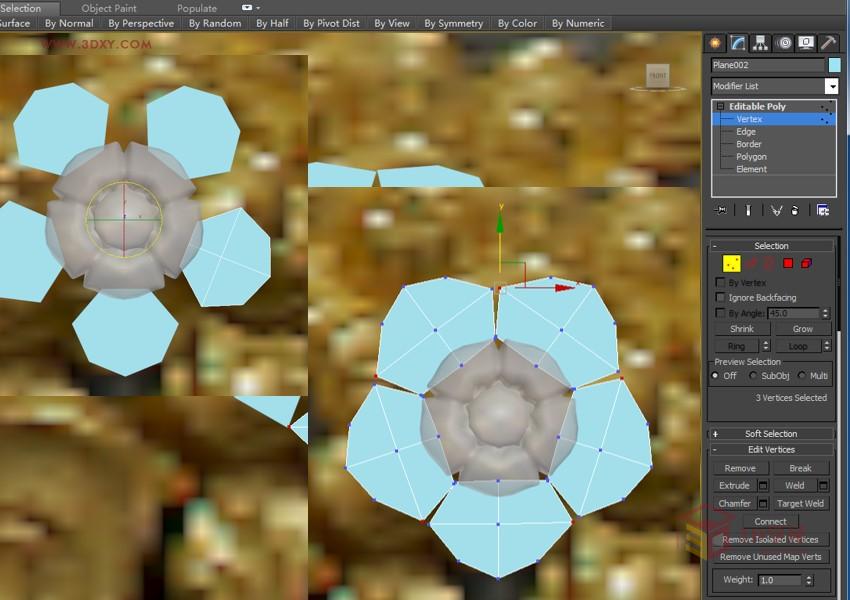 3DXMAX制作欧式古典风格的雕花建模