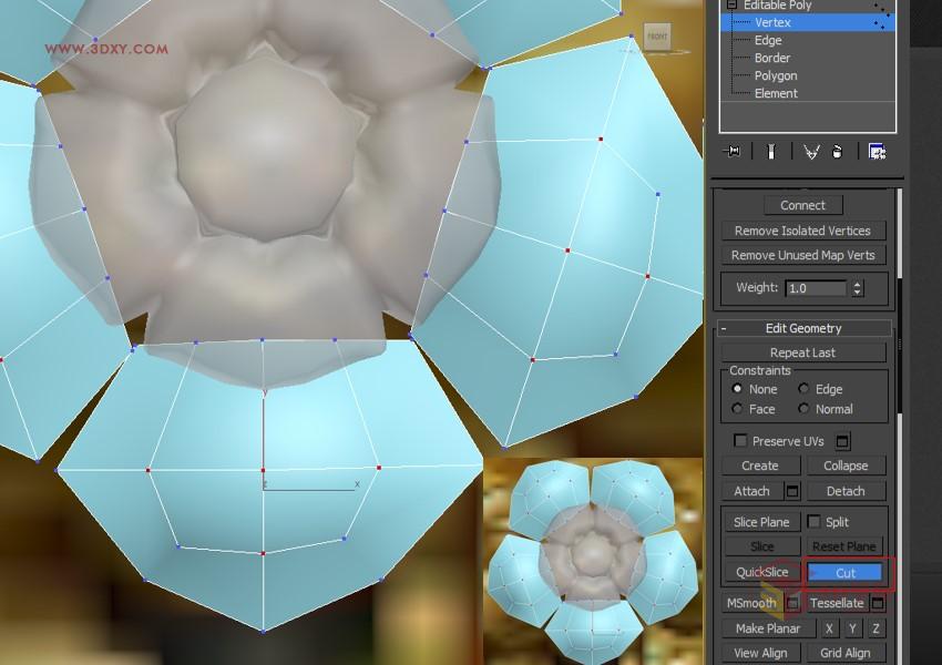 3DXMAX制作欧式古典风格的雕花建模