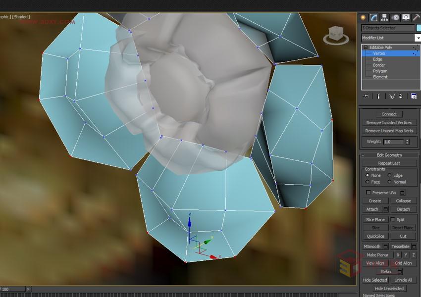 3DXMAX制作欧式古典风格的雕花建模