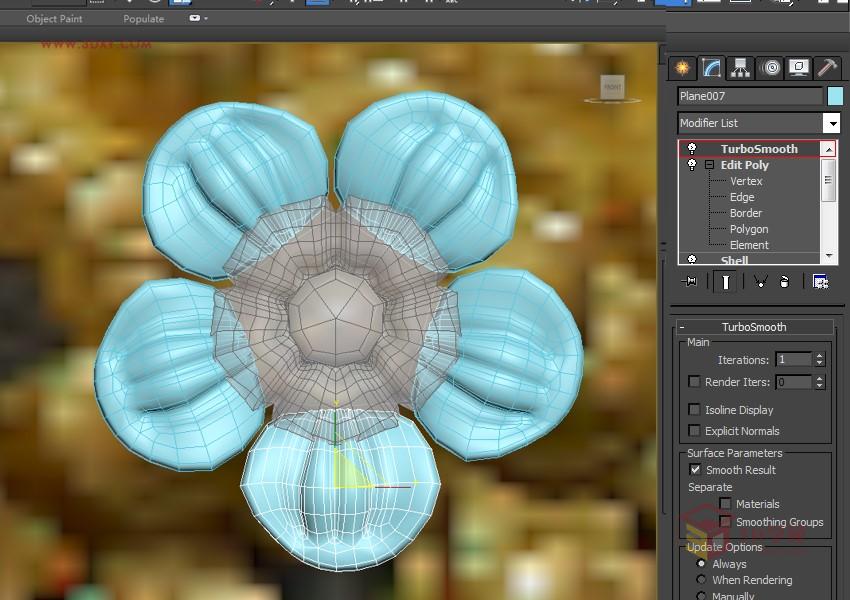 3DXMAX制作欧式古典风格的雕花建模