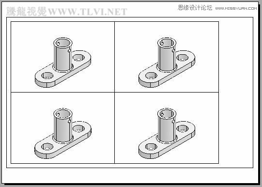 AutoCAD实例教程:中并列视口的打印输出