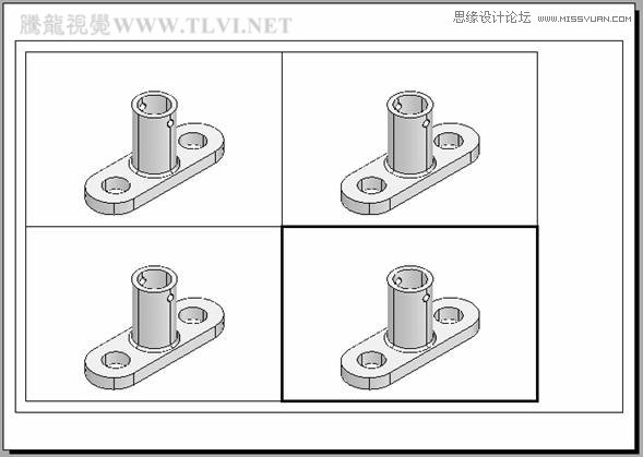 AutoCAD实例教程:中并列视口的打印输出