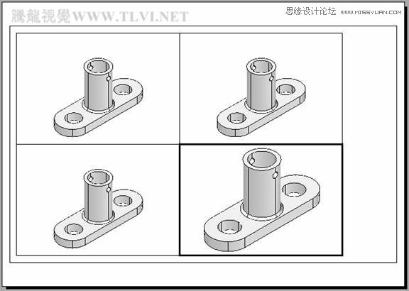 AutoCAD实例教程:中并列视口的打印输出
