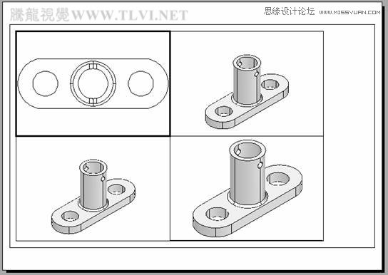 AutoCAD实例教程:中并列视口的打印输出