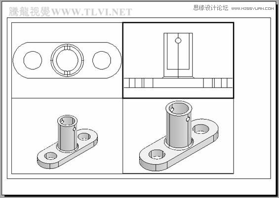 AutoCAD实例教程:中并列视口的打印输出