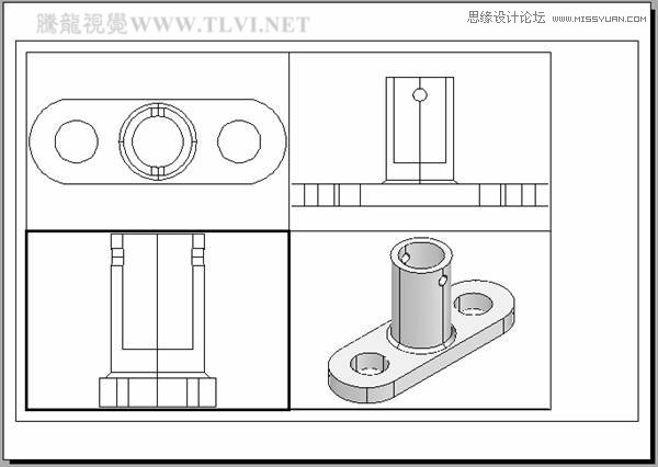 AutoCAD实例教程:中并列视口的打印输出