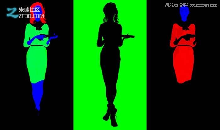 MAYA结合ZBRUSH制作美女杀手CG人物