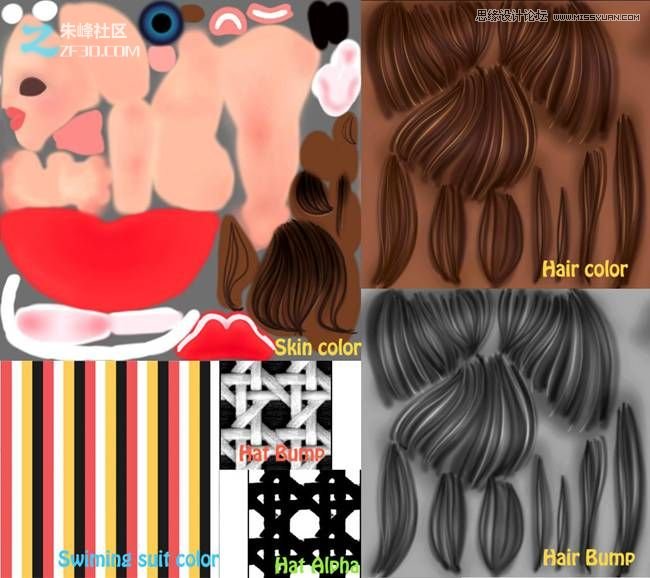 MAYA和MODO制作盛夏海边唯美的女孩